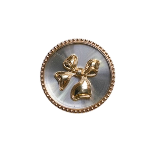 Creative bow metal phone holder with electroplated gold finish and radial CD pattern base