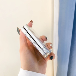 Slim laser gradient protective case for Samsung Galaxy Z Flip showing thin profile