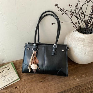 Sac À Épaule Sous L'aisselle En Cuir PU Rétro Pour Femmes Grand Sac Fourre-Tout Minimaliste Pour Le Quotidien Mode