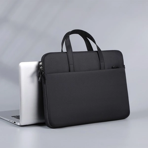 Αδιάβροχη Θήκη Laptop από Ύφασμα Oxford Λεπτός Επαγγελματικός Χαρτοφύλακας Με Λαβή και Αφαιρούμενο Ιμάντα Ώμου Προστατευτική Θήκη Unisex