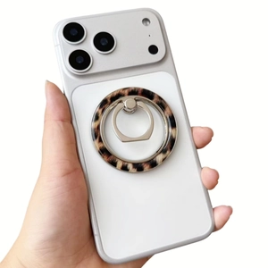 Magnetic Phone Ring Holder MagSafe Compatible Foldable Zinc Alloy Desktop Stand Cartoon Patterned Cellphone Grip