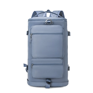 Sac À Dos De Voyage Grande Capacité Imperméable Tissu Oxford Sac De Sport Avec Compartiment À Chaussures