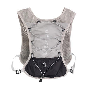 Lauf Trinkweste Nylon Leichtgewicht Atmungsaktives Mesh Sport Rucksack Für Marathon Radfahren Wandern
