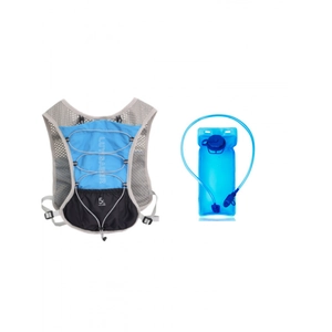 5L wasserdichte Laufweste mit atmungsaktivem Mesh und tragbarer blauer Trinkblase