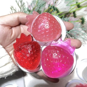 Magnetic Magsafe phone socket featuring three colorful strawberry resin grip designs
