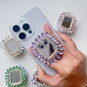 Magnetischer Handy-Halter mit Strasssteinen und luxuriösem Diamantglanz in verschiedenen Farben