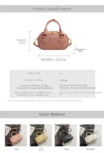 Detailed size chart and color options for the croc-effect PU leather handbag with heart detail