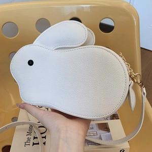 Sac À Bandoulière Mignon En Forme De Lapin En Cuir PU Pour Femmes Filles Thème Animal Nouveauté Sac À Main Fermeture Éclair