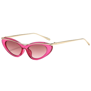 Occhiali Da Sole Cat Eye Retrò Per Uomo Donna Protezione UV400 Montatura In Metallo PC Moda Di Tendenza Viaggio