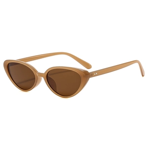 Vintage Cat Eye Sunglasses Retro Small Frame PC UV400 Protection Trendy Eyewear For Women Men Outdoor Fashion