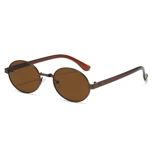Retro Sunglasses Vintage Metal Round Oval Frame UV400 Protection Eyewear Fashion Small Frame Hipster Unisex