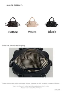 Detailansicht der Bowlingtasche mit gestreiftem Innenfutter und Metallreißverschluss