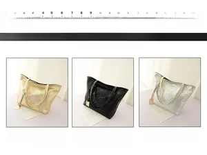 Comparaison détaillée de grands sacs cabas motif crocodile en finitions or, noir et argent