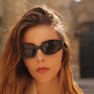 Retro Hexagonal Small Frame Sunglasses PC Material UV400 Protection Fashion Geometric Eyewear For Women Men
