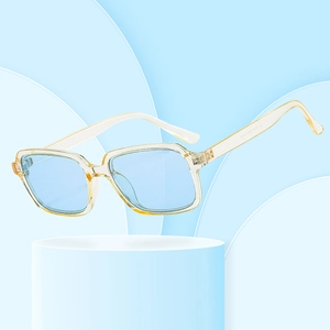 Retro Square Frame Sunglasses UV400 Protection PC Material Fashion Streetwear Eyewear For Men And Women