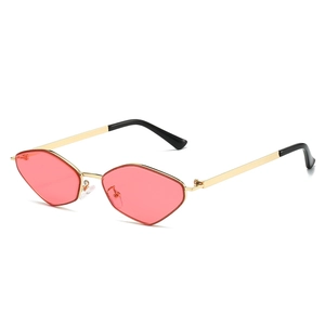 Irregular Geometric Sunglasses Metal Frame UV400 Diamond Polygon Eyewear Fashion Streetwear Retro Unisex
