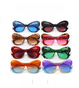 Collection de lunettes de soleil papillon surdimensionnées aux motifs variés