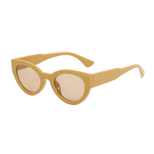 Retro Cat Eye Sunglasses PC Frame UV400 Protection Vintage Fashion Small Frame Eyewear For Women Men