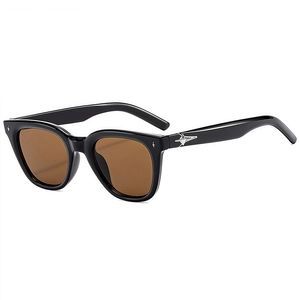 Polygonal Sunglasses Retro Square UV400 Protection PC Frame Metal Star Decor Fashion Eyewear For Men Women Outdoor