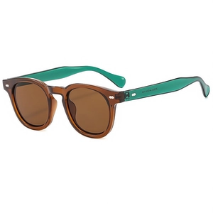 Retro Round Sunglasses Vintage PC Frame UV400 Protection Outdoor Fashion Eyewear For Men And Women