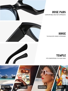 Détails des plaquettes de nez intégrées et des charnières métalliques de ces lunettes