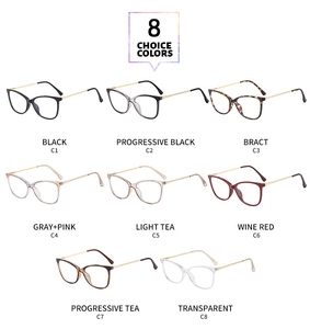 Classic cat-eye glasses frames available in eight various colors and stylish gradient finishes