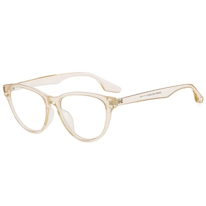 Cat Eye Blue Light Blocking Glasses Frame PC Retro Fashion Clear Lens Optical Eyewear For Women