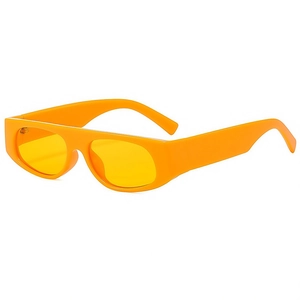 Retro Square Sunglasses Vintage Small Thick Frame UV400 Protection Trendy Y2K Outdoor Streetwear Eyewear For Women Men