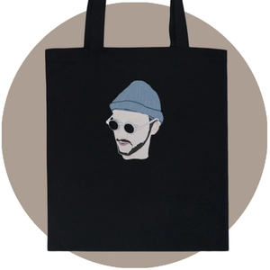 Borsa Tote In Tela Artistica Da Donna Chiusura Con Cerniera Borsa A Spalla Casual Illustrazione Di Personaggi Moda Eco