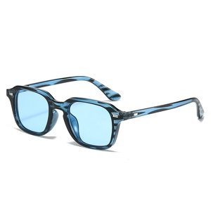 Lunettes De Soleil Carrées Rétro Monture PC Protection UV400 Extérieur Conduite Voyage Mode Pour Hommes Femmes