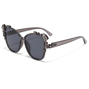 Women's Fashion Rhinestone Inlaid Butterfly Frame Sunglasses UV400 Polycarbonate Lens Outdoor Party Street Travel Eyewear