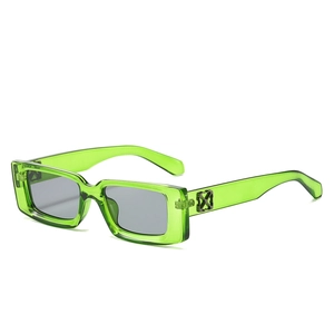 Retro Square Sunglasses PC Frame UV Protection Fashion Rectangular Eyewear For Men Women