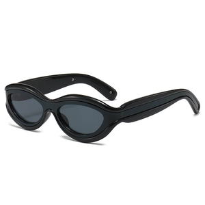 Retro Cat Eye Sunglasses For Men Women Fashion Thick PC Frame UV400 AC Lens Outdoor Driving Party Streetwear Eyewear
