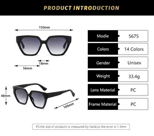 Size guide for polygon sunglasses featuring frames and detailed lens dimensions