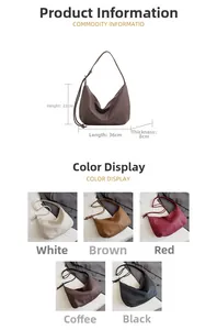 Detailed view showing product dimensions 36x22x8cm and multiple color options for the tote bag
