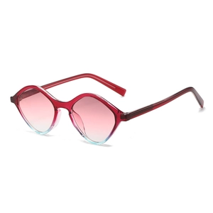Geometric Rhombus Sunglasses PC UV400 Protection Retro Trendy Chic Outdoor Streetwear Eyewear For Women Men
