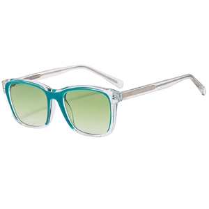 Retro Square Sunglasses Women Men Fashion Jelly Color TR90 Frame UV400 Protection Gradient Lens Eyewear