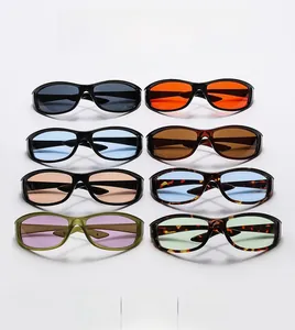 Detailed grid of vintage cat-eye sunglasses in multiple colors with thick temples