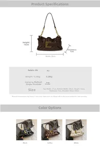 Detail view of ruched cloud bag showing dimensions 30x16x7cm with metal buckle and chain strap