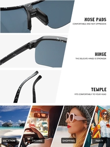 Detail view of colorful sports sunglasses with integrated bridge and speckled frame texture
