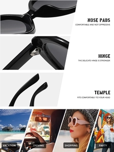 Detail of reinforced hinges and comfortable nose pads on stylish heart-shaped sunglasses