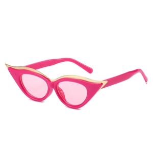 Vintage Cat Eye Sunglasses PC Frame Metal Trim UV400 Protection For Women Outdoor Fashion Travel Retro Style