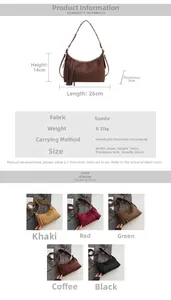 Detailed dimension guide and specifications for the suede fringe crossbody bag