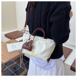 Casual waterproof women's shoulder crossbody bag stylish commuter handbag detail view