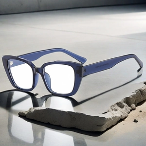 Occhiali Da Vista Occhio Di Gatto Quadrati Da Donna Moda Retrò Senza Gradazione Lenti Chiare Montura PC Leggeri