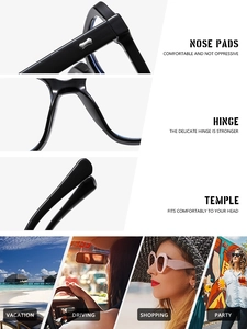 Vue détaillée des plaquettes nasales ergonomiques et des charnières de lunettes noires