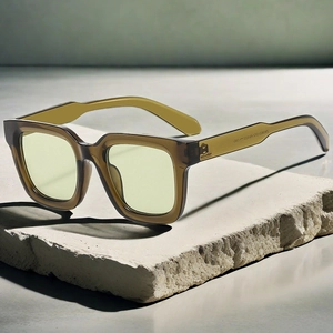 Retro Square Frame Sunglasses UV400 Polarized AC Lenses PC Frame For Men Women Fashion Vintage Casual Simple Outdoor Eyewear