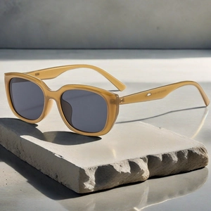 Cat Eye Sunglasses Retro Fashion PC Frame AC Lens UV400 Protection Outdoor Travel Shades For Women Men