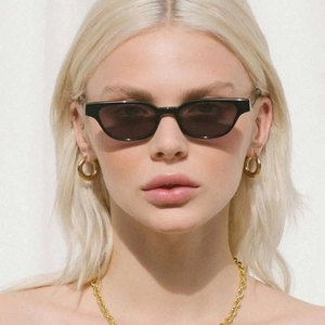 Retro Quadratische Sonnenbrille Kleiner Rahmen Für Damen Herren UV400 Schutz PC Rahmen AC Linse Metallscharnier Hip Hop Y2K Outdoor