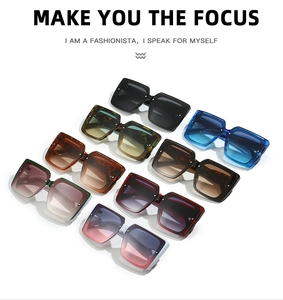 Macro view of stylish square sunglasses with chic metal rivet detail and assorted colors